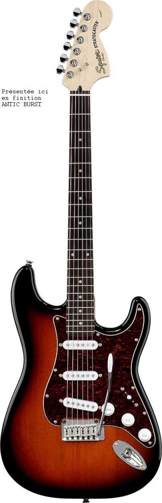 Foto Squier By Fender Stratocaster Rosewood Fingerboard Black Metallic