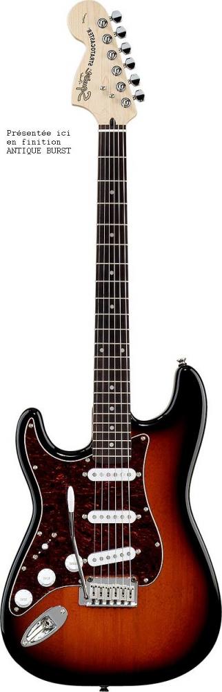Foto Squier By Fender Stratocaster Zurdo Palisandro Diapasn Black Metallic