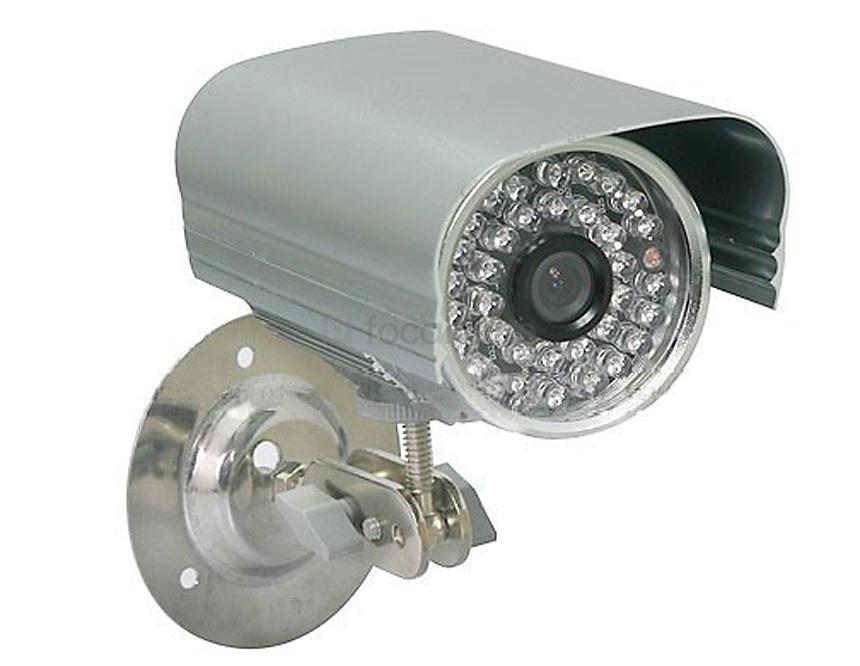 Foto SR-416 NTSC Sistema 1/4 de pulgada CCTV SHARP CCD 420TVL IR de 36 LEDs de cámaras de seguridad a prueba de agua (Plata)