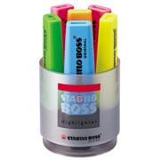 Foto Stabilo Cubilete de 6 marcadores fluorescentes Boss Original colore...