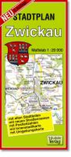 Foto Stadtplan Zwickau 1 : 20 000