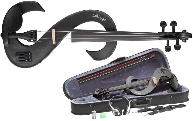Foto Stagg Set Violin Electrico 4/4 - Black Top Venta