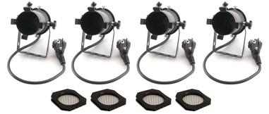 Foto Stairville PAR 16 GU10 black Bundle