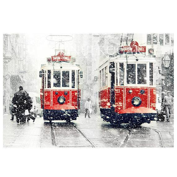 Foto stanbul Photography, Tram photography, Winter
