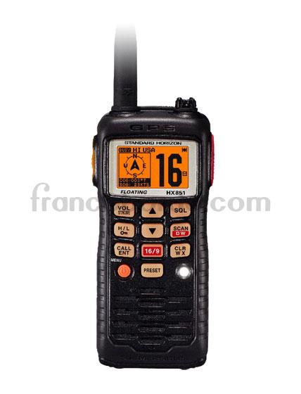 Foto Standard Horizon Emisora Portatil VHF HX851E