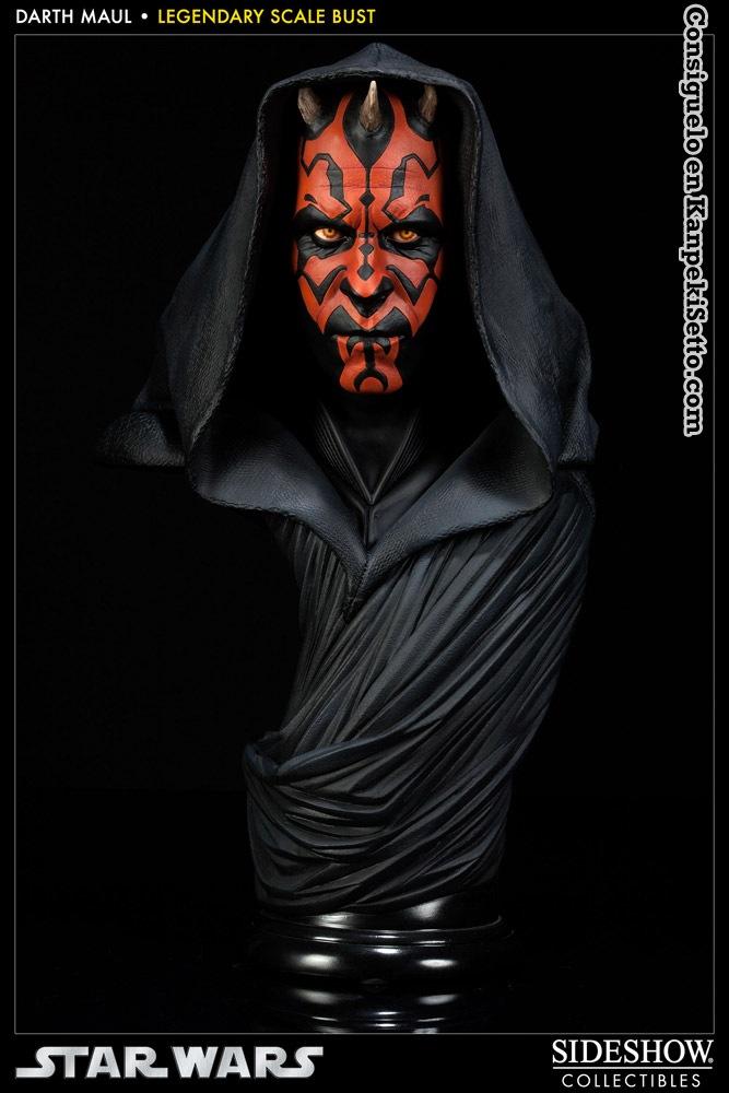 Foto Star Wars Busto Legendary Scale 1/2 Darth Maul 43 Cm