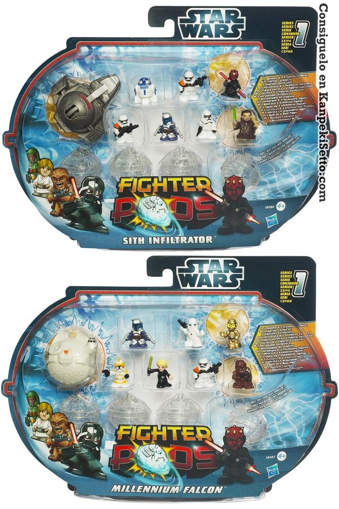 Foto Star Wars Fighter Pods Class Ii Serie 1 Caja De 4 Packs