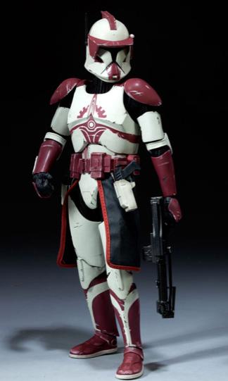 Foto STAR WARS Figura 1/6 Clone Commander Fox SDCC 2012 Sideshow Exclusive 30 cm