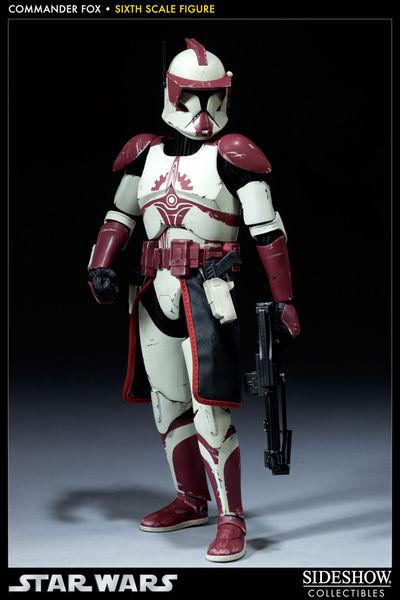 Foto Star Wars Figura 1/6 Clone Commander Fox Sdcc 2012 Sideshow Exclusive
