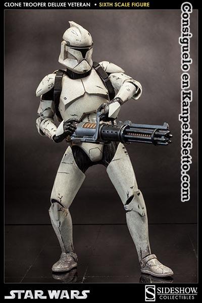 Foto Star Wars Figura 1/6 Deluxe Veteran Clone Trooper 32 Cm