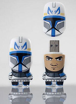 Foto Star Wars Mimobot Usb Flash Drive Clone Captain Rex 4gb