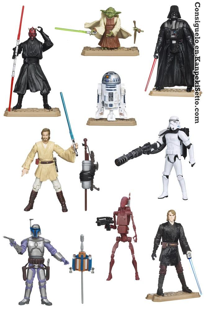 Foto Star Wars Movie Heroes 2013 Wave 1 Caja De 12 Figuras 10 Cm