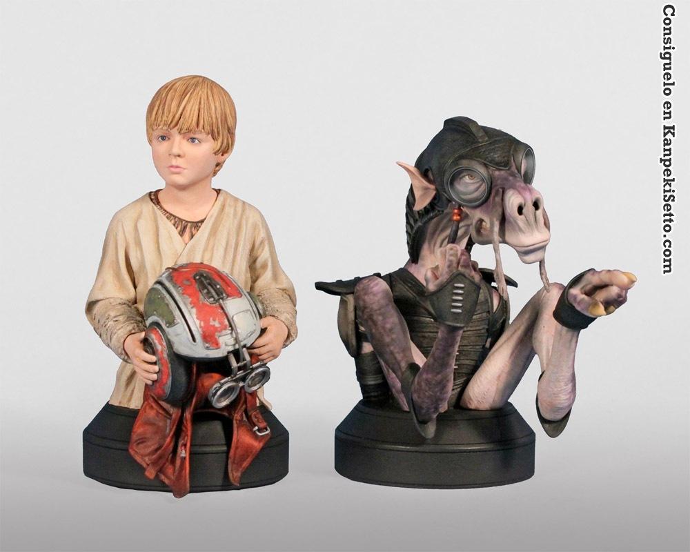 Foto Star Wars Pack De 2 Bustos 1/6 Sebulba Y Anakin 14 Cm