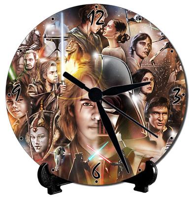 Foto Star Wars Saga La Guerra De Las Galaxias 03 - Reloj Cd - Cd Clock Dvd
