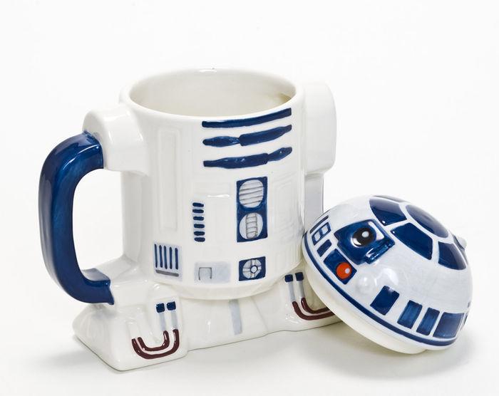 Foto Star Wars Taza Con Tapa R2-D2