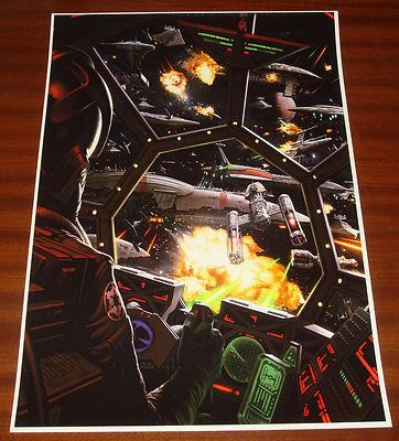 Foto Star Wars Tie Fighter X Wing - Poster - Din Sra3 - La Guerra De Las Galaxias