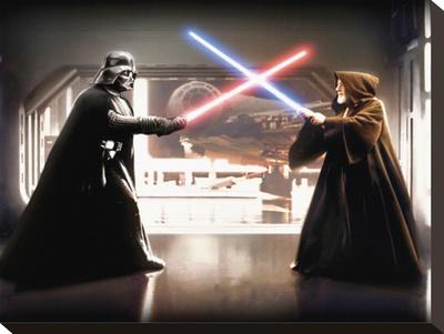 Foto Star Wars-Vader vs Obi Wan - Laminas