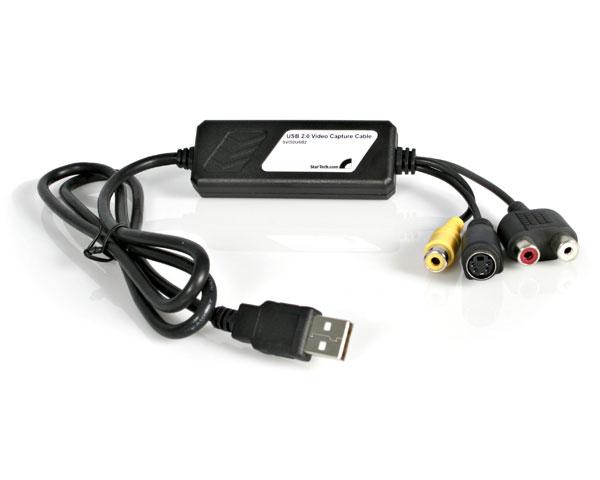 Foto Startech usb 2.0 video capture cable, 0.48 gbit/s, composite, s