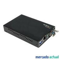 Foto startech.com 1000 mbps gigabit single mode fiber media conve