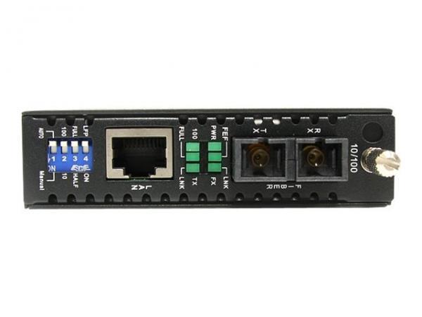 Foto Startech.com 10/100 mbps sm fiber media converter sc 30 km