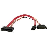 Foto StarTech.com MCSATAF12S - 12in micro sata to sata with sa - power a...