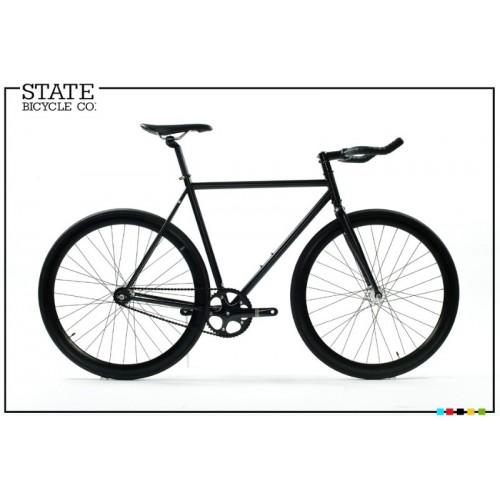 Foto State Bicycle Co Matte Black III Fixed Gear Single Speed Track Bike