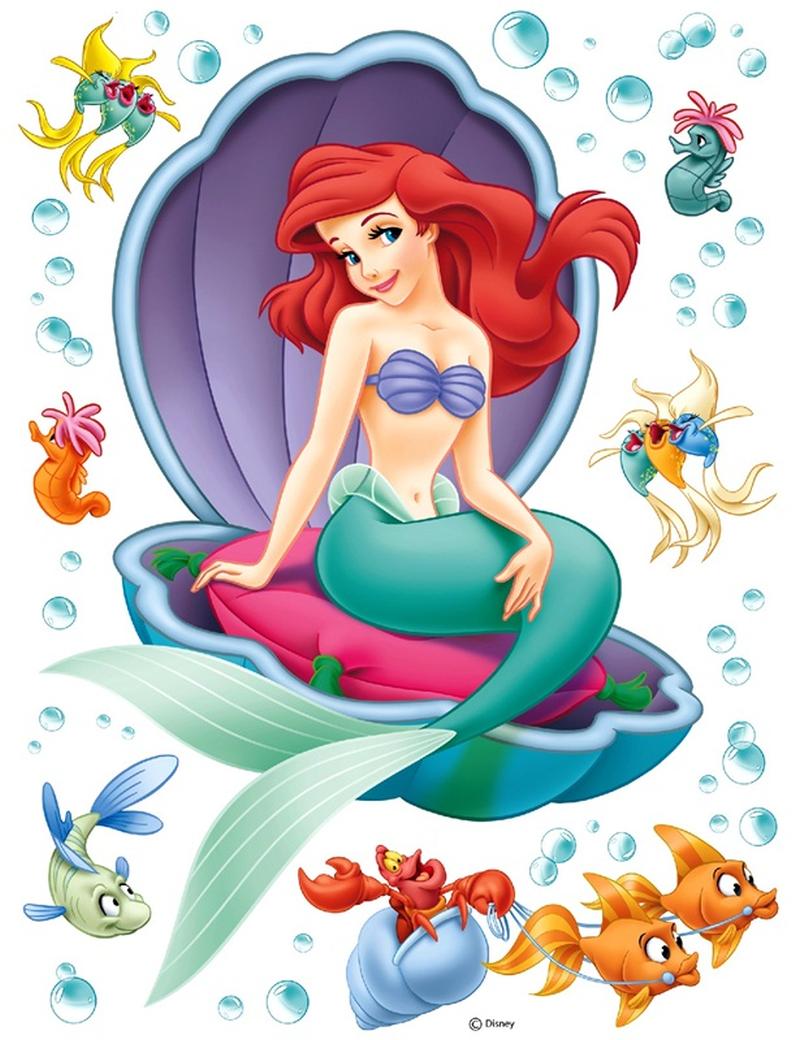 Foto Sticker Disney Ariel La Sirenita DK864