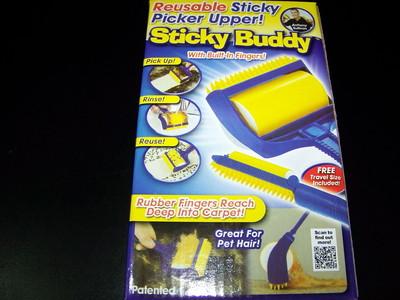 Foto Sticky Buddy Limpiador Manual De Pelos Y Demas Para El Hogar. Anunciado En Tv