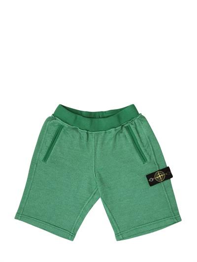 Foto stone island bermuda slim fit de algodón jersey