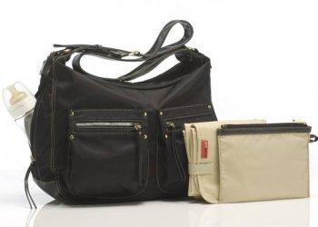 Foto Storksak Emily Black Nylon changing Bag