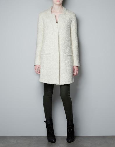 Foto Straight wool coat