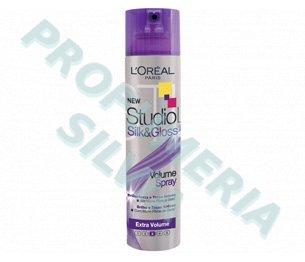 Foto styling studio línea de seda y brillo spray extra volumen L'Oreal