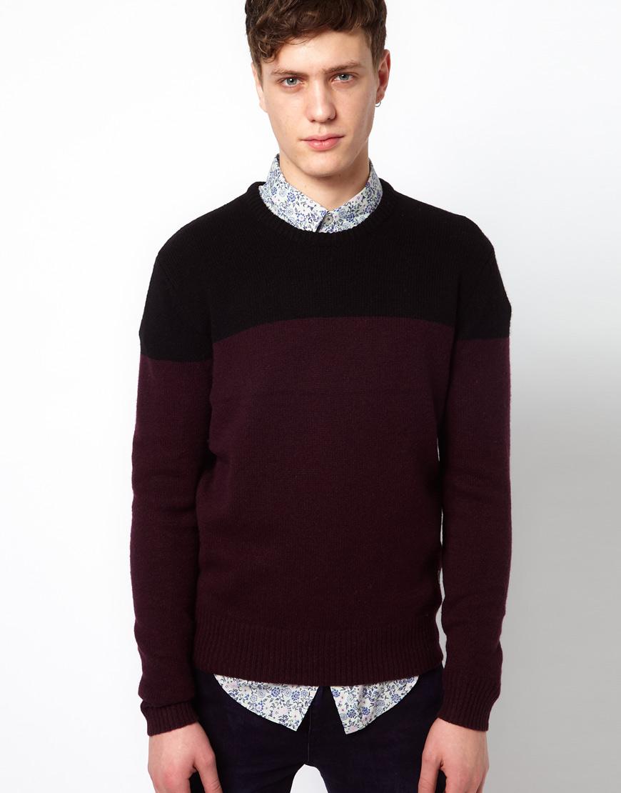 Foto Suéter de manga larga con cuello redondo de Plectrum By Ben Sherma...