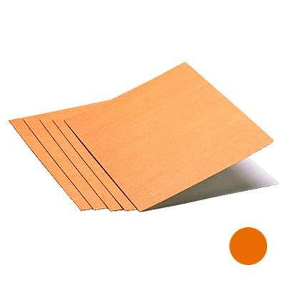Foto Subcarpetas cartulina color naranja formato folio Unisystem (50 ud)