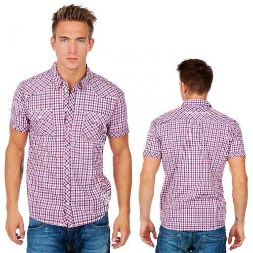 Foto Sublevel Anton Shirt Maganta/Blue/White