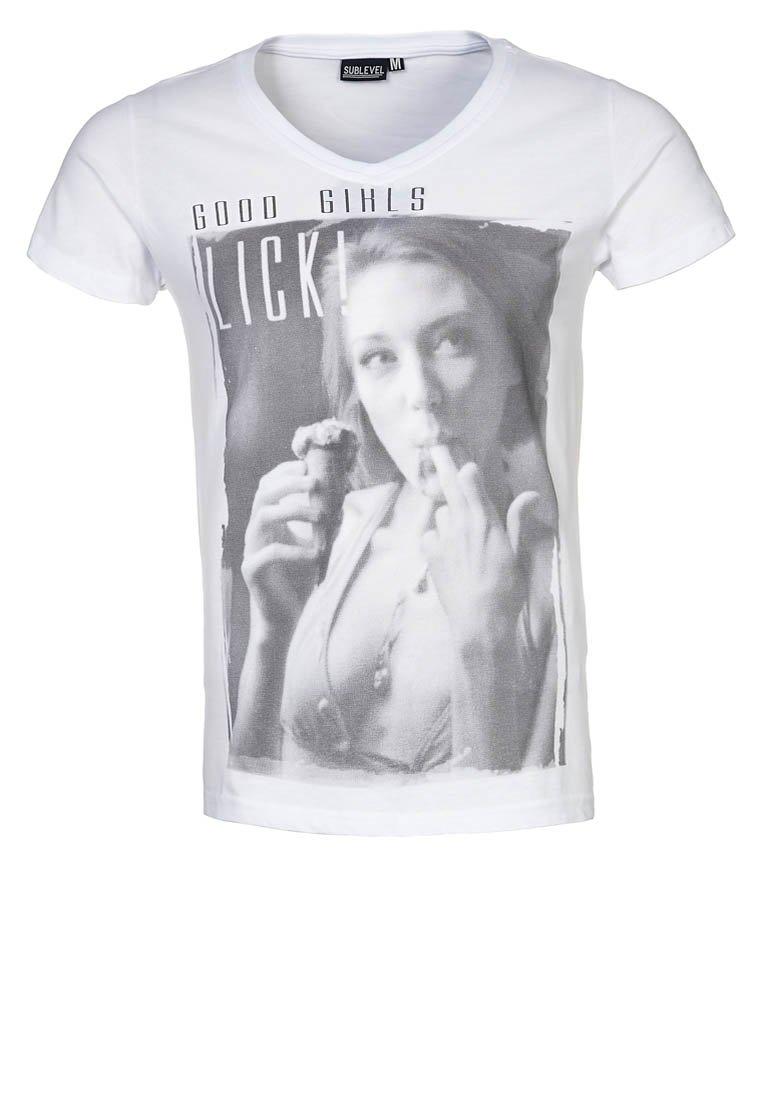 Foto Sublevel Camiseta Print Blanco XXL