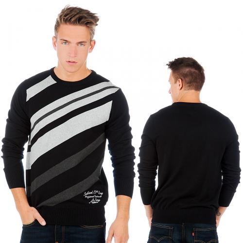 Foto Sublevel Stripes sudadera negra talla S