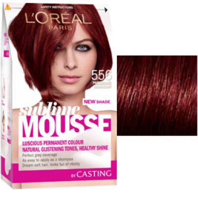 Foto sublime mousse tinte capilar nº 556 passionate mahogany