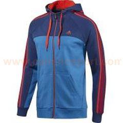 Foto sudadera adidas ess 3s fz hood hombre - w63060