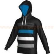 Foto sudadera adidas para hombre sf striped hood negro/blanco (o04299)