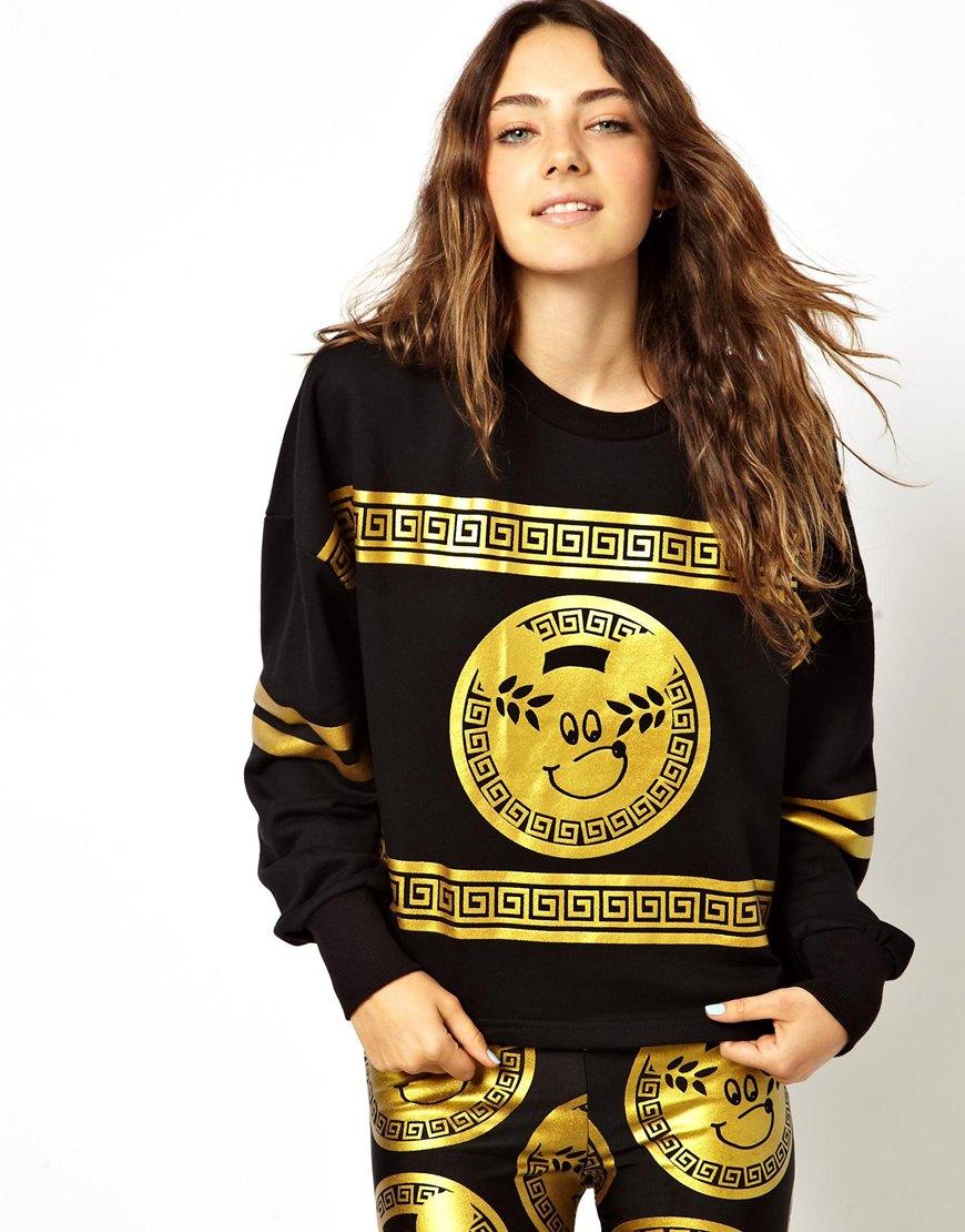 Foto Sudadera Caesar Dressing de Lazy Oaf Negro/dorado