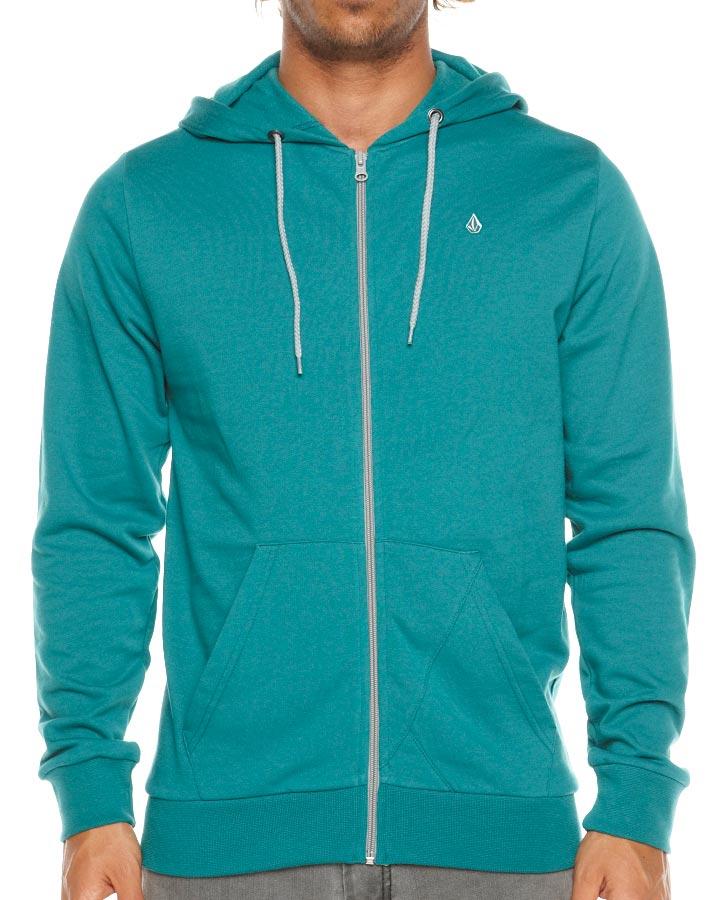 Foto Sudadera Con Capucha Y Cremallera Ajustada Icon De Volcom - Blue Green