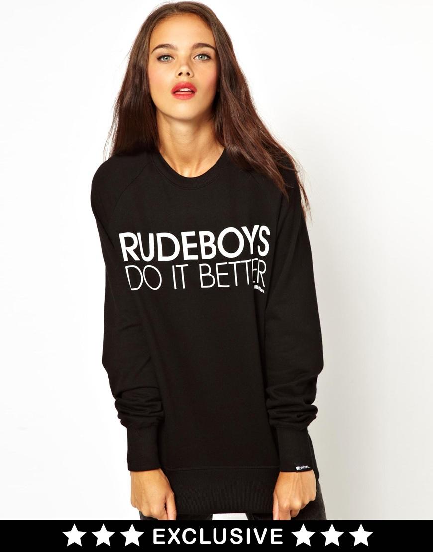 Foto Sudadera con estampado Rude Boys Do It Better exclusiva para ASOS d...