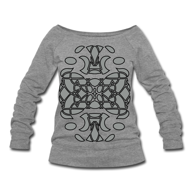 Foto Sudadera escote barco mujer personalizada on line