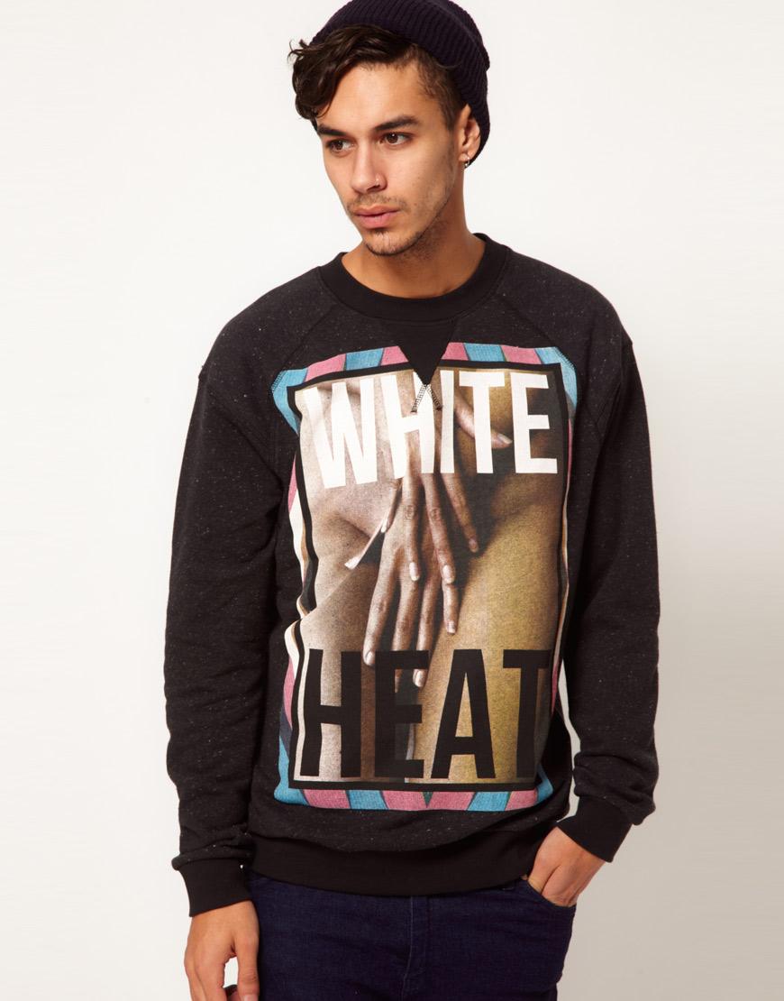 Foto Sudadera estampada White Heat de Blood Brother Negro