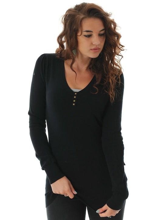 Foto Sudadera Mujer Volcom Rebel Negro