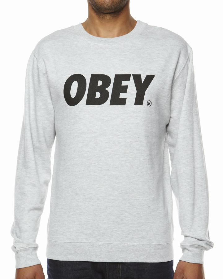 Foto Sudadera Obey Font De Obey - Gris Heather