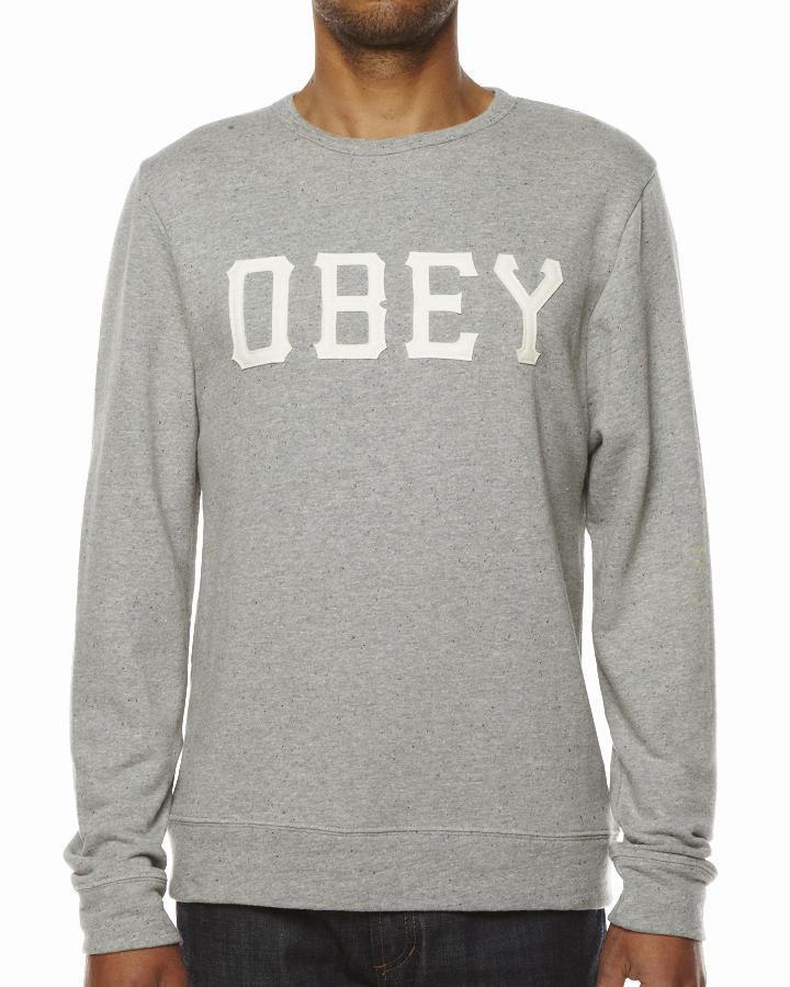 Foto Sudadera Obey Slider De Obey - Gris Heather