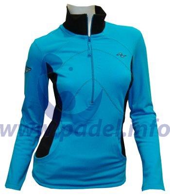 Foto Sudadera pádel Naffta 839 Celeste/Negro