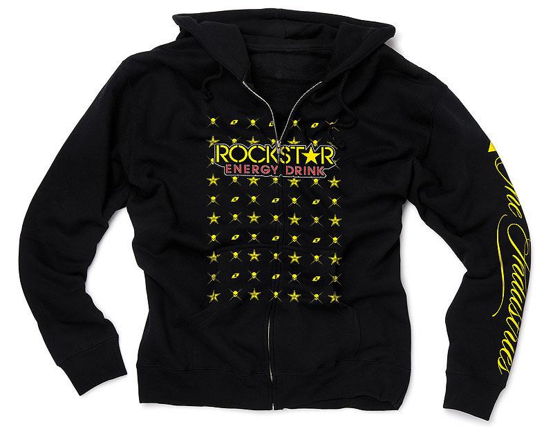 Foto Sudadera Rockstar Blue Print Negra